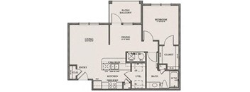North Gate Apartments Coulee Floor Plan