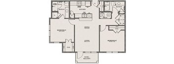 North Gate Apartments Devonian Floor Plan