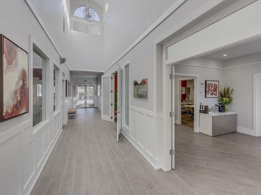 Nickel Creek Apartments in Lynwood, Washington Clubhouse Entrance and Hallway
