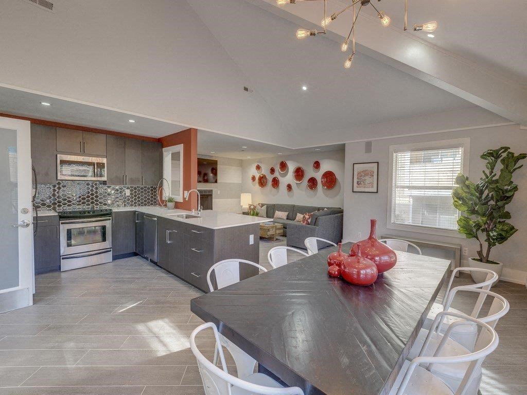 Nickel Creek Apartments in Lynwood, Washington Clubhouse Lounge and Kitchen