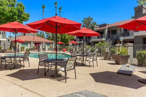 North Mountain Village Pool Area with Seating