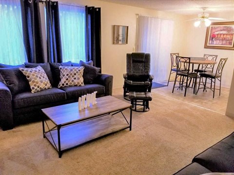 Northpoint Apartments Model Living and Dining Room