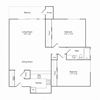 Northridge Apartments 2x1 A Floor Plan Northridge Apartments 2x1 A Floor Plan