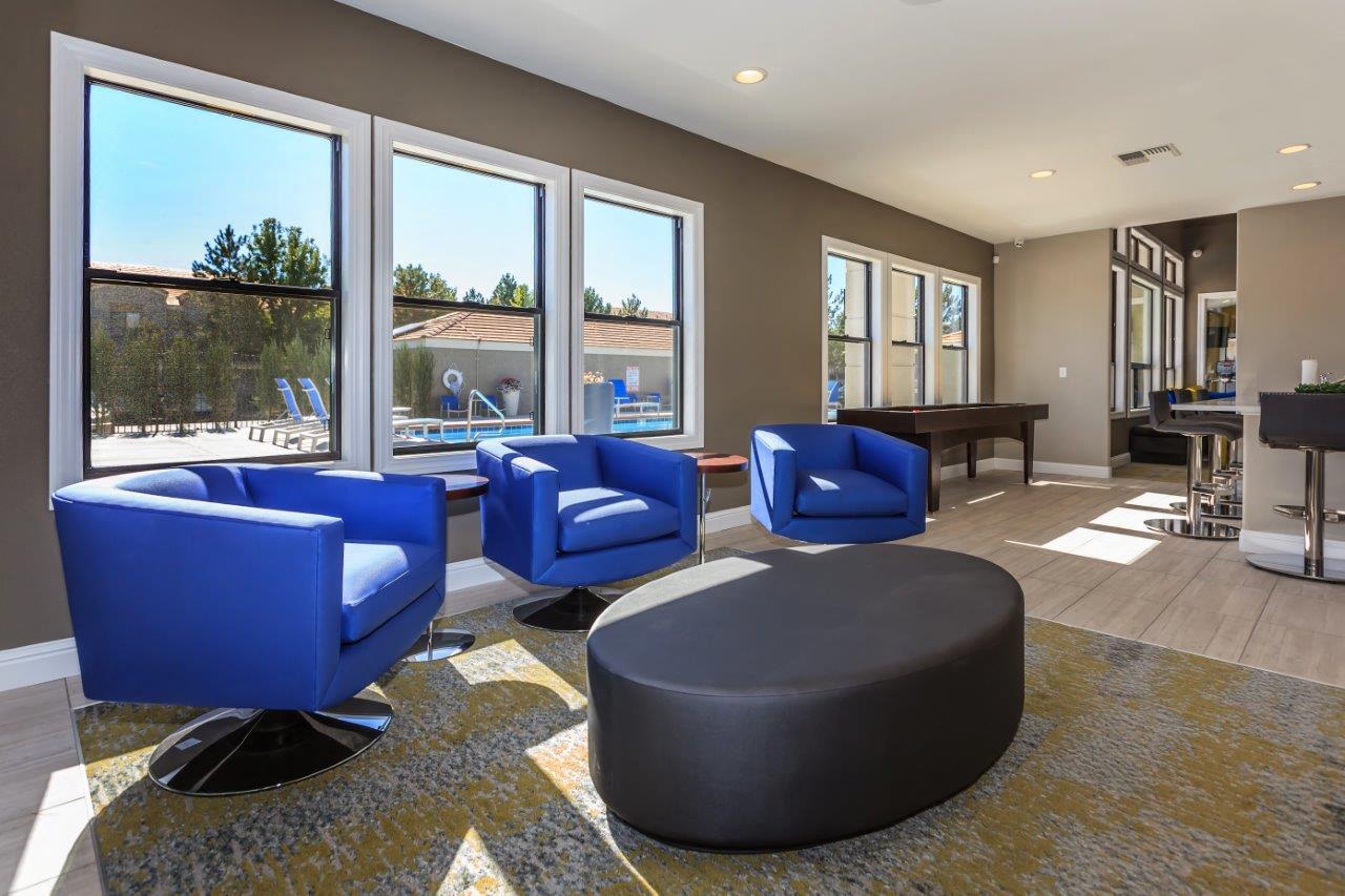 Sagecliff Apartments Clubhouse Seating Area