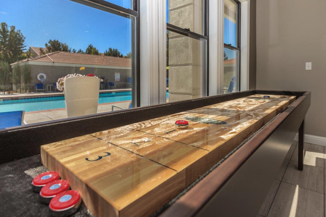Sagecliff Apartments Clubhouse Shuffle Board Table