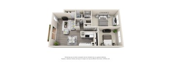 Ocean Breeze Villas 2x1 E Floor Plan