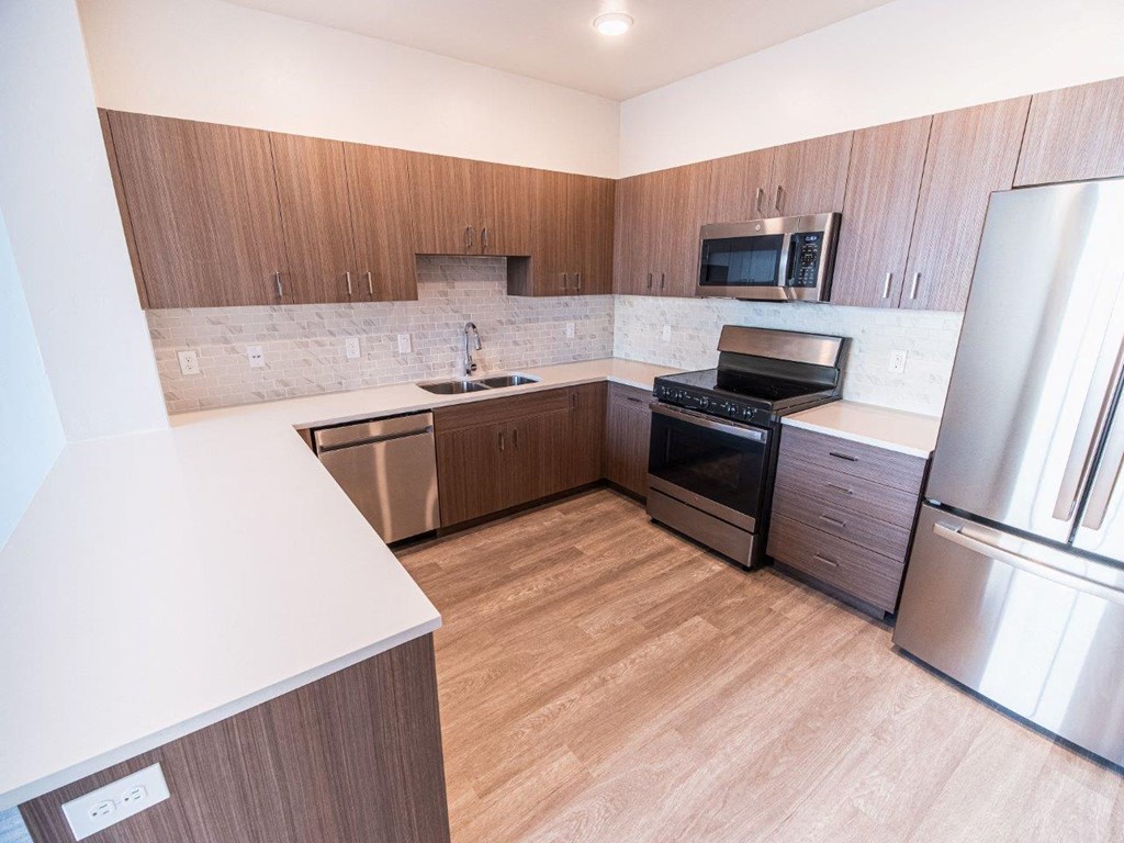 Old Town Lofts Model Kitchen