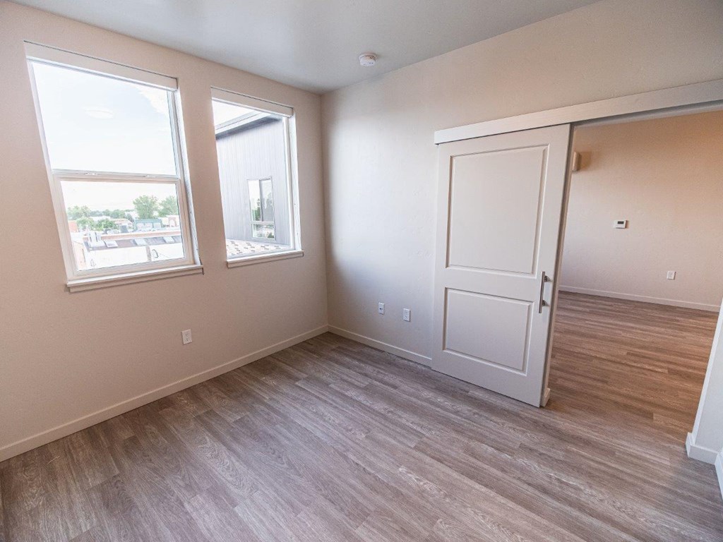 Old Town Lofts Model Bedroom