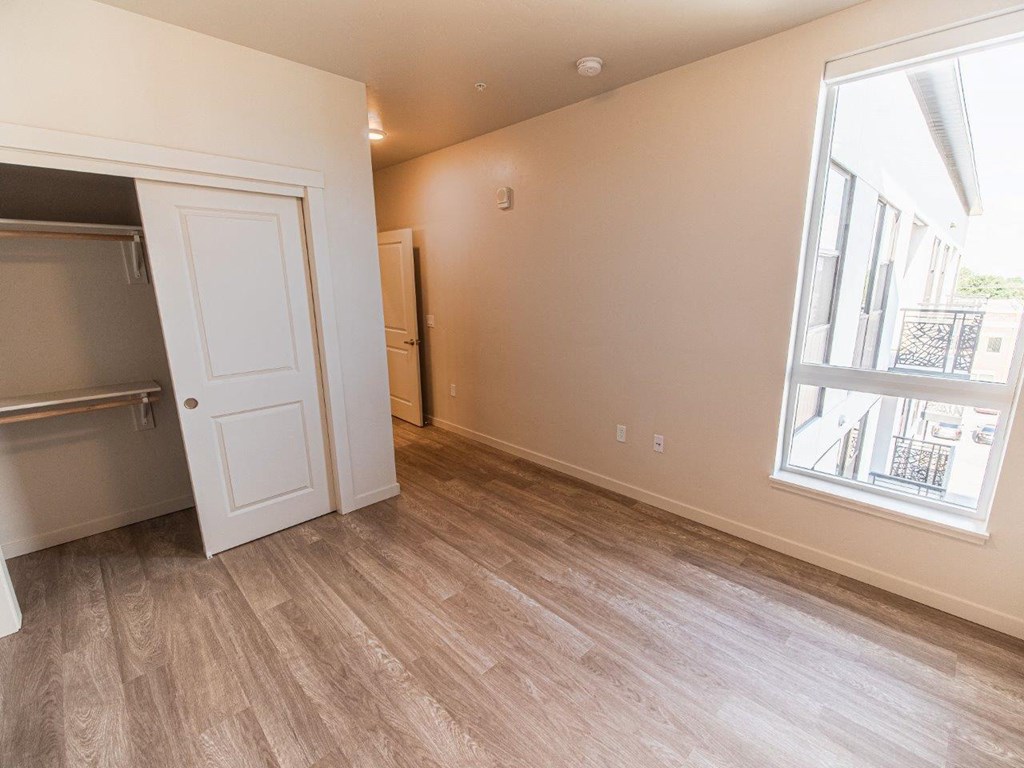 Old Town Lofts Model Bedroom