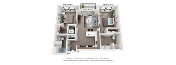 Old Town Lofts 2x2A Floor Plan