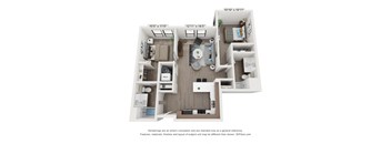 Old Town Lofts 2x2C Floor Plan
