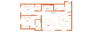 The Merc 2D Floor Plans - Old Fashion