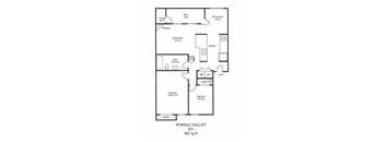 Powell Valley Farms 2x1 Floor Plan