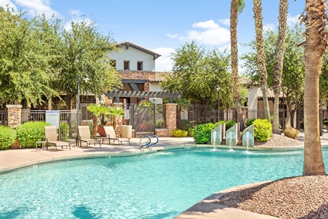 Painted Trails Outdoor Pool with Lounge Chairs