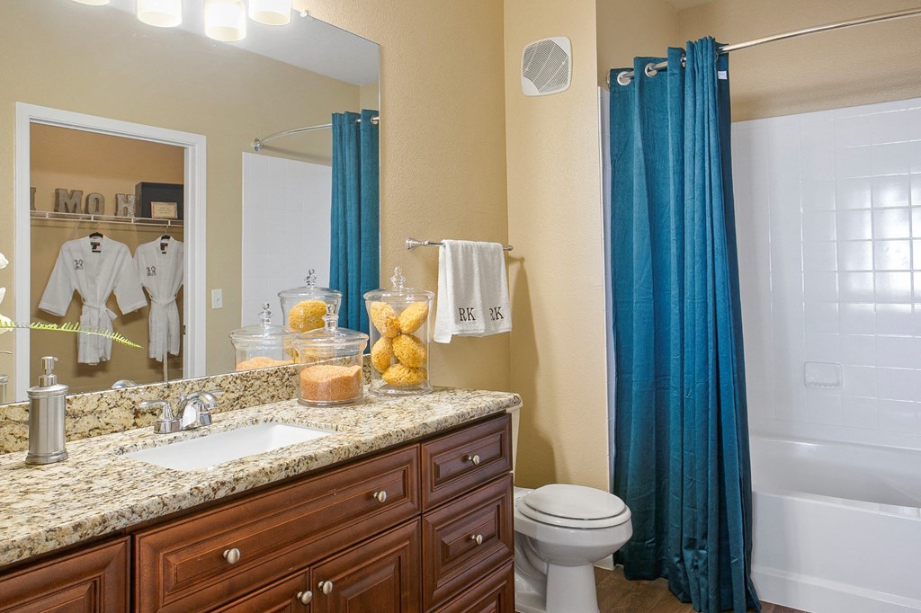 Painted Trails Bathroom with Bathtub