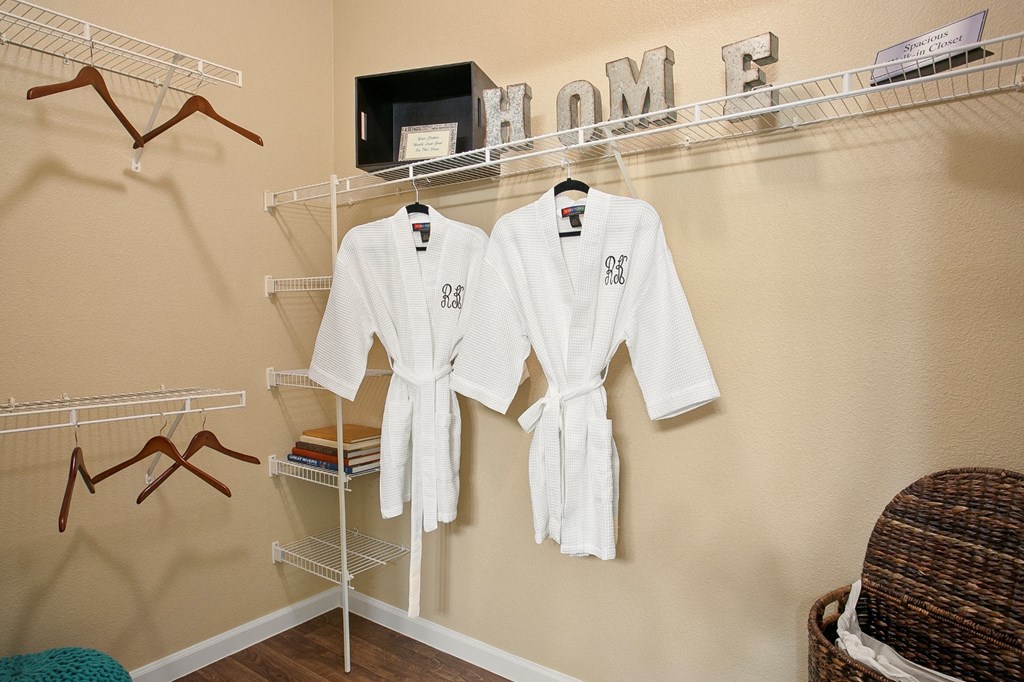 Painted Trails Walk-In Closet with Shelving
