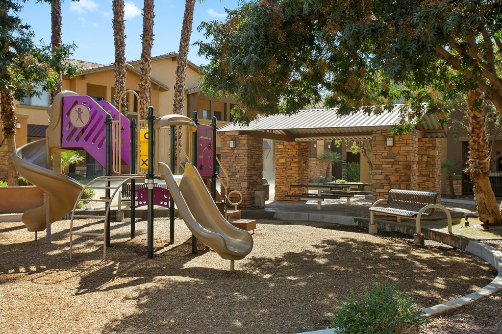 Painted Trails Playground with Benches