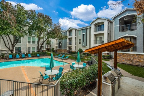 our apartments at the district feature a swimming pool