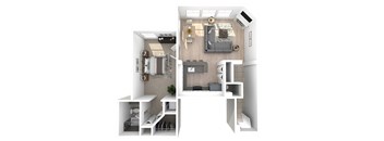Villaggio on Yarrow Bay Apartments Palermo Renovated Floor Plan