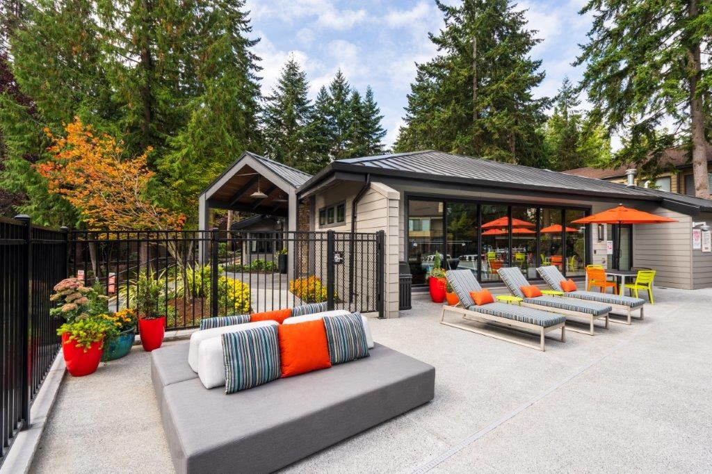 Park Bellevue Clubhouse and Poolside Lounge Chairs