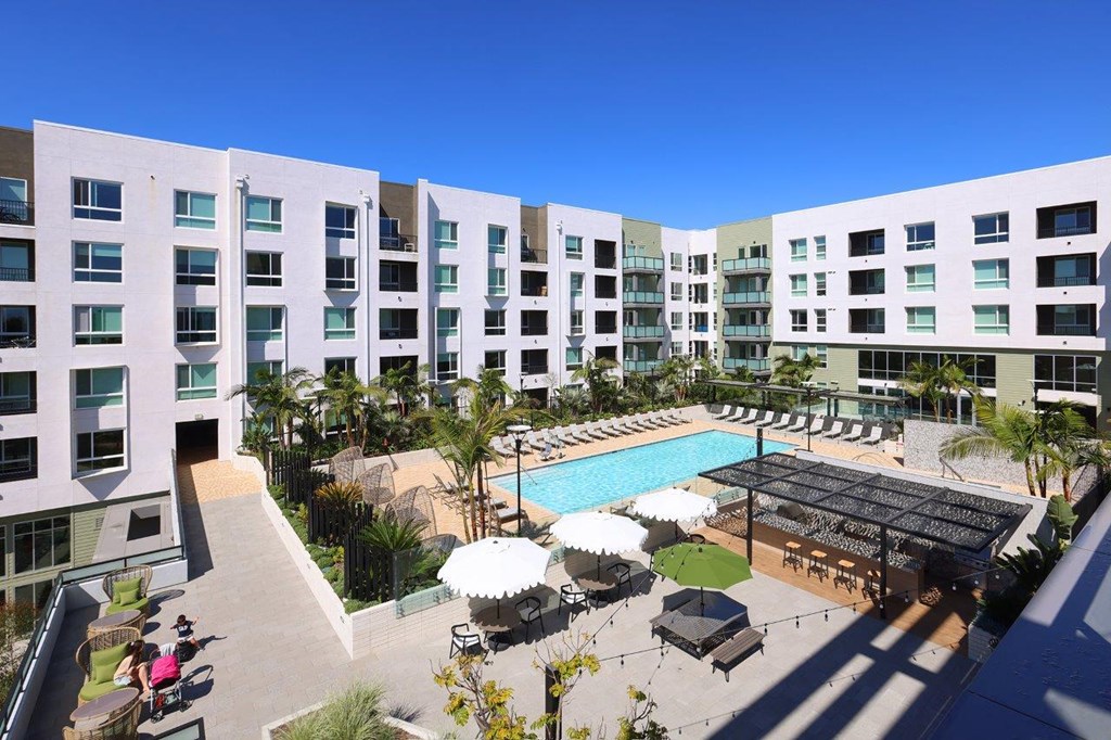 a view of the pool at residence inn clearwater