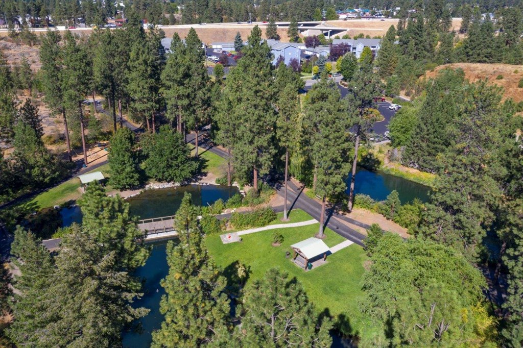 Beautiful View of Area Surrounding Peaks at Falls Park