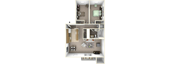Peaks at Meadow Ridge 2x1 B Floor Plan