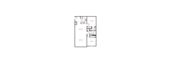 Met Spires Apartments Floor Plan 2x2 945