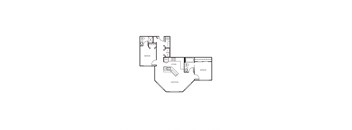 Met Spires Apartments Floor Plan 2x2 940