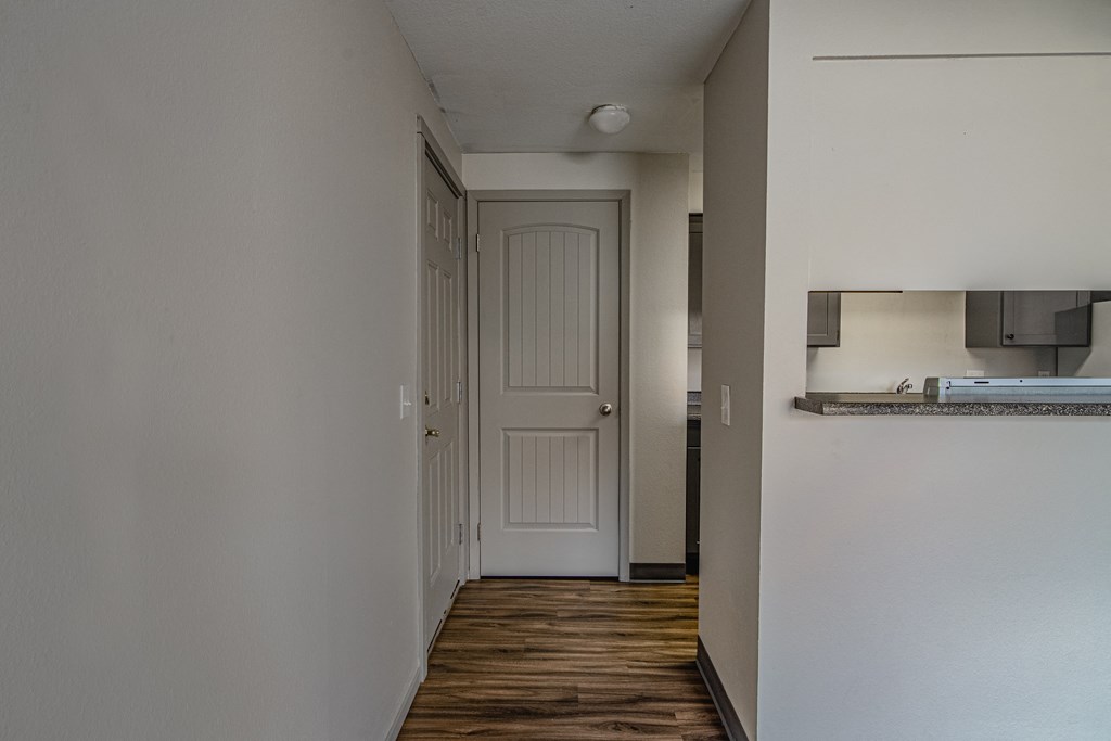 Philippi Plaza Apartments kitchen hallway