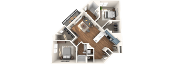 Alton Optimist Park 3D Floor Plan Pike
