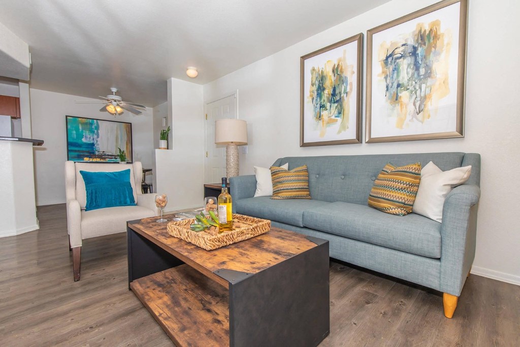 Port Royale Luxury Apartment Homes in Sierra Vista, Arizona Model Living Room