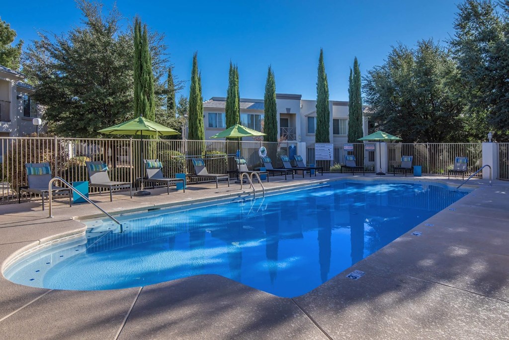 Port Royale Luxury Apartment Homes in Sierra Vista, Arizona Pool with Lounge Chairs Port Royale Luxury Apartment Homes in Sierra Vista, Arizona Pool with Lounge Chairs