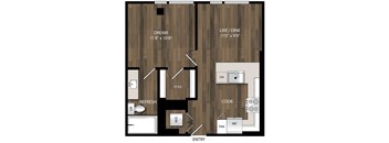Portland Astoria Apartments in Portland, Oregon A1.2 Floor Plan