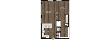 Portland Astoria Apartments in Portland, Oregon A12 Floor Plan
