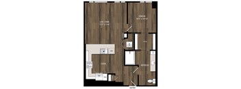 Portland Astoria Apartments in Portland, Oregon A17 Floor Plan