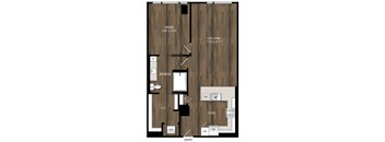 Portland Astoria Apartments in Portland, Oregon A18.1 Floor Plan