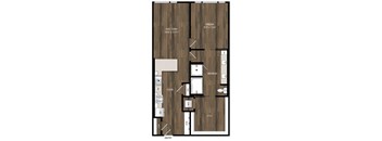 Portland Astoria Apartments in Portland, Oregon A21 Floor Plan