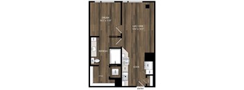Portland Astoria Apartments in Portland, Oregon A4.2 Floor Plan