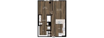Portland Astoria Apartments in Portland, Oregon A4 Floor Plan