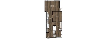 Portland Astoria Apartments in Portland, Oregon A5 Floor Plan