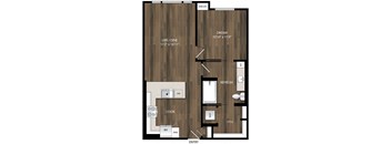 Portland Astoria Apartments in Portland, Oregon A9 Floor Plan