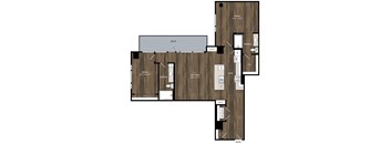 Portland Astoria Apartments in Portland, Oregon B7 Floor Plan