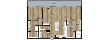Portland Astoria Apartments in Portland, Oregon PH2 Floor Plan
