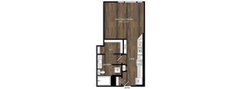 Portland Astoria Apartments in Portland, Oregon S1 Floor Plan