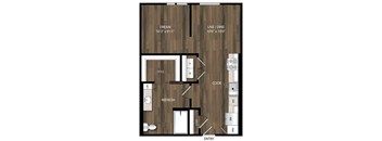 Portland Astoria Apartments in Portland, Oregon S5 Floor Plan