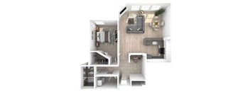 Villaggio on Yarrow Bay Apartments Positano Floor Plan