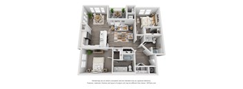 Prelude at Paramount Apartments 2A Floor Plan