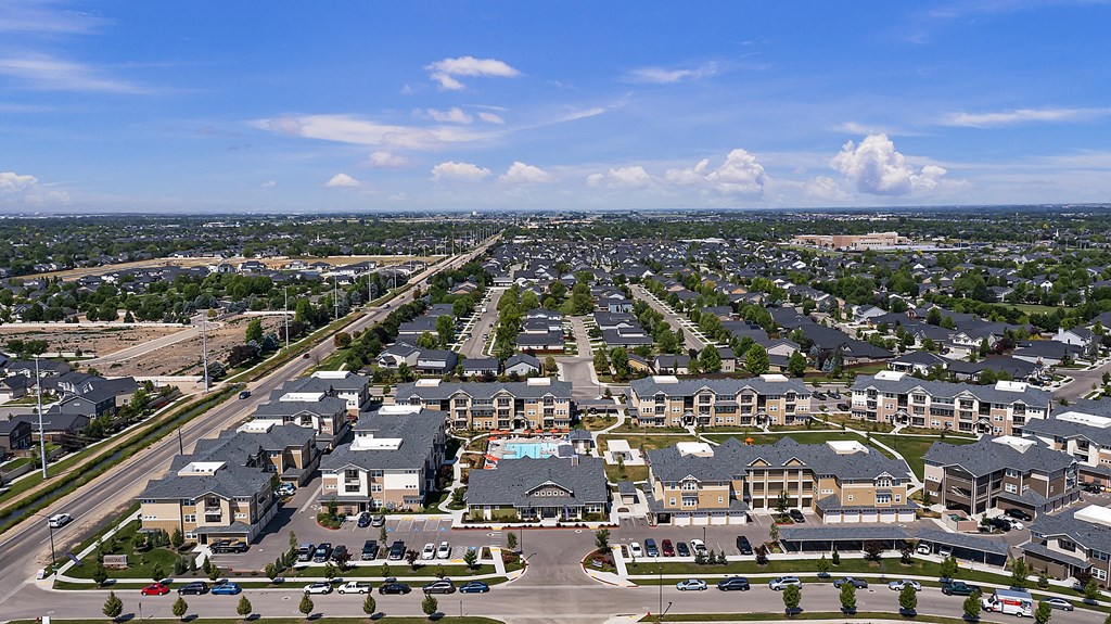 Prelude at Paramount Apartments Aerial of Exterior