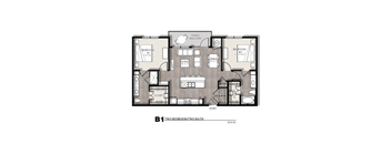 Presidio at River East B1 Floor Plan